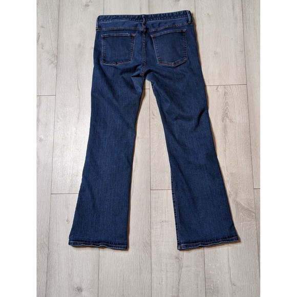 Banana Republic Women's Size 29p Dark Wash Low Rise  Bootcut Denim Jeans - Picture 7 of 13